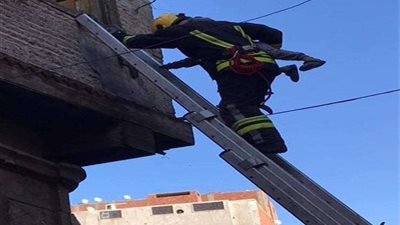 الحماية المدنية تنقذ أسرة من الموت بالإسكندرية