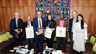 الخارجية تنظم زيارة لرئيس معهد الفرانكفونية بجامعة هانوي إلى مصر (صور)