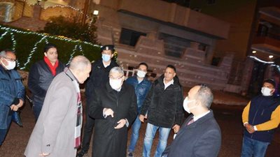 اللواء أسامة القاضي يتفقد عدد من كنائس المنيا