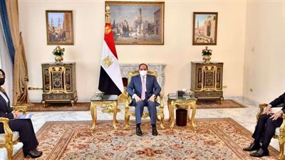 الرئيس السيسي يستقبل 
