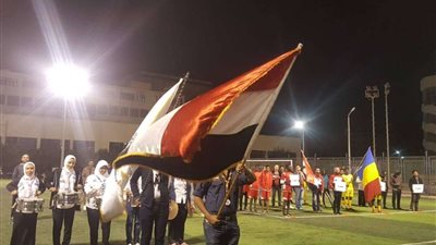 13 دولة تشارك ببطولة كرة القدم الخماسية للطلاب الوافدين بجامعة عين شمس