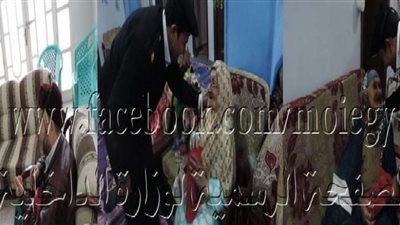 مديرية أمن دمياط توجه قوافل إنسانية لزيارة دور رعاية المسنين