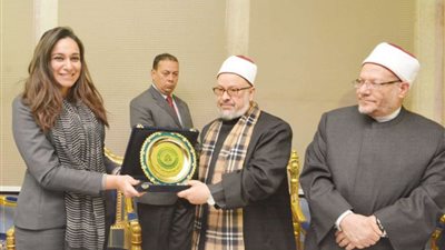 بالصور.. شوقى علام ونائب محافظ البحيرة يشهدان حفل اعتماد كلية اللغة العربية بإيتاي البارود