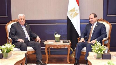 السيسي يؤكد على موقف مصر الثابت من القضية الفلسطينية (صور)