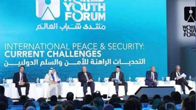 رئيس جامعة المنيا يشهد جلسة التميز المؤسسي والتحول الرقمي بمنتدى شباب العالم