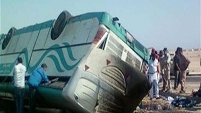 أسماء المصابين في حادث سير على طريق مطروح بسبب الشبورة