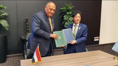 بالصور.. شكري يلتقي مدير عام الفاو ويوقع على خطاب نوايا بشأن التعاون لتعزيز تمكين المرأة والشباب