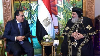 رئيس الوزراء يهنئ البابا تواضروس الثاني بمناسبة عيد الميلاد المجيد