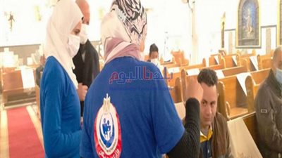تخصيص فرق طبية بالكنائس لتطعيم المواطنين بسوهاج.
