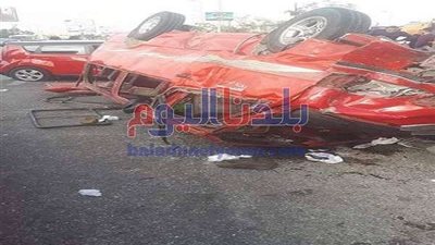 وفاة عامل وإصابة 6 آخرين في حادث انقلاب سيارة بالشرقية