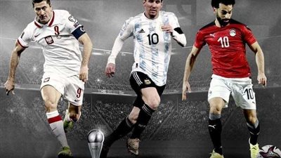 محمد صلاح ينافس ميسي وليفاندوفسكي في جائزة أفضل لاعب في العالم