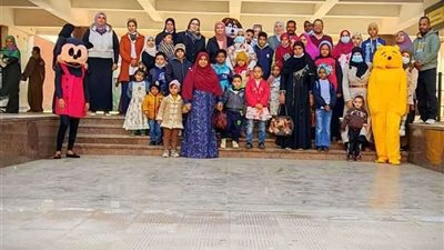 جامعة المنيا تستضيف أطفال معهد الأورام