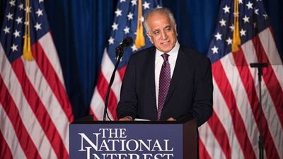 المبعوث الأمريكي خليل زاد يصل إلى كابول للتشاور حول محادثات السلام مع طالبان