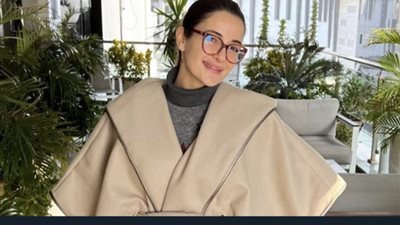 شام الذهبي تخطف الأنظار بإطلالة شتوية.. شاهد