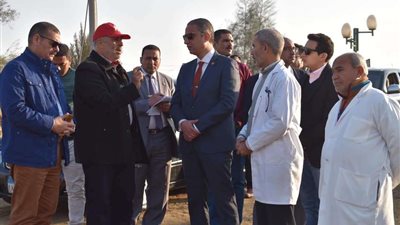 جولة محافظ الفيوم لمشروع الدواجن التكاملي