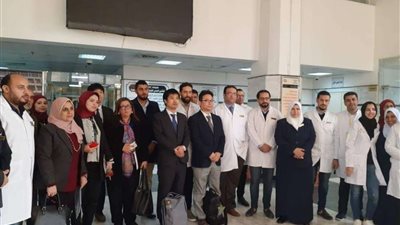 وفد ياباني يزور مستشفى التأمين الصحي ببنها