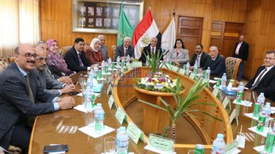 وفد من جامعة المنوفية في زيارة للعاصمة الإدارية الجديدة