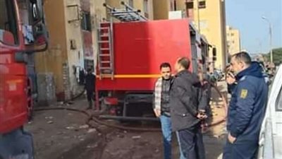 اخماد حريق هائل بوحدة سكنية في المنيا
