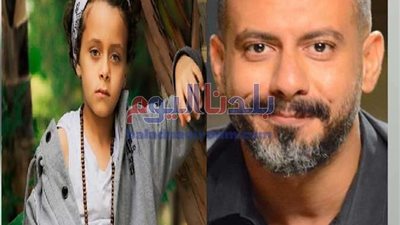 أول صور للطفل على الجبالى في مسلسل 