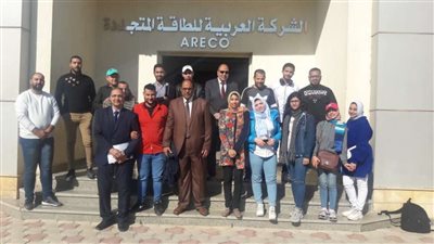انطلاق الفوج الـ15 من شباب جامعة دمنهور لزيارة الشركة العربية للطاقة