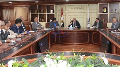 محافظ بني سويف يبحث مع مستثمري 