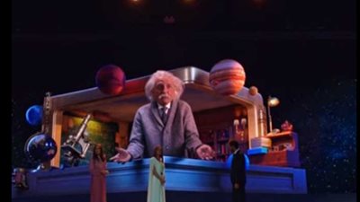 ظهور أينشتاين وجلال الدين الرومي في منتدى شباب العالم (فيديو)