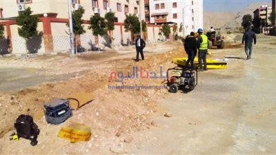 استمرار توصيل الغاز الطبيعي بحي الكوثر بسوهاج