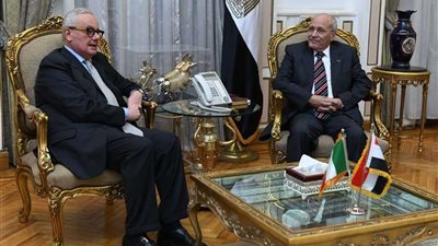 العصار يبحث مع السفير الإيطالي بالقاهرة سبل تعزيز التعاون المشترك