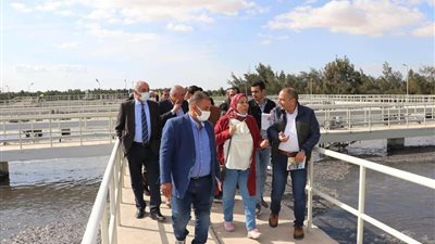 مسئولوا «الإسكان» يتفقدون مشروعات تطوير منظومة الصرف الصحى بمدينة السادات