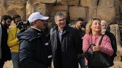 وفد الكونفدارالية الإيطالية يزور الأهرامات اليوم