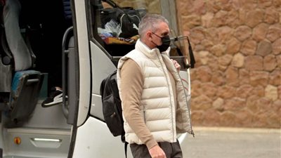 وصول لاعبوا الزمالك لملعب المباراة لمواجهة إنبي (صور)