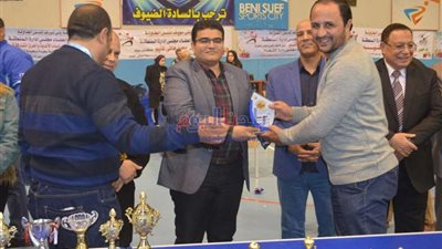 ختام فعاليات بطولة الجمهورية لتنس الطاولة في بني سويف بحضور نائب المحافظ
