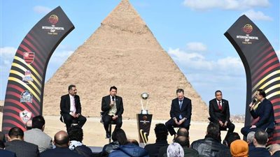 وزير الشباب والرياضة يشهد حفل قرعة كأس العالم لأندية لكرة السلة