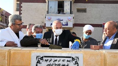 الداودي يضع حجر الأساس لمبني الطوارئ والعيادات الخارجية بقنا العام علي مساحة ٣٢٠٠ متر