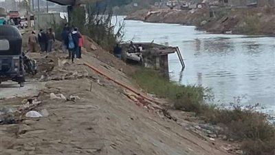 إصابة شخصين فى حادث انقلاب سيارة ربع نقل بالدقهلية