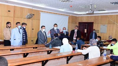 استمرار امتحانات الفصل الدراسي الأول بجامعة سوهاج