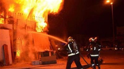 السيطرة على حريق شب في منزل مكون من 3 طوابق ببني سويف