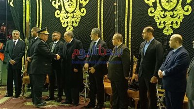 وزراء سابقين وحاليين في عزاء أشرف الشرقاوي بعمر مكرم (صور)