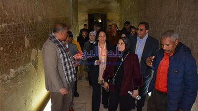 نائب وزير الآثار تتفقد عدداً من المواقع السياحية بسوهاج