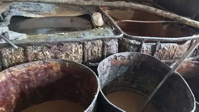 ضبط مصنع يُهدد صحة البشرية فى الجيزة