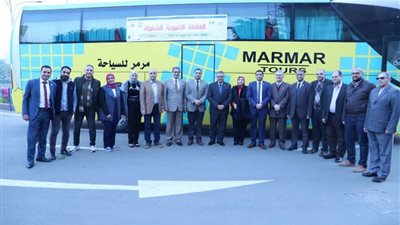 بالصور.. قافلة جامعة عين شمس التنموية الشاملة تتجه لمحافظة أسيوط