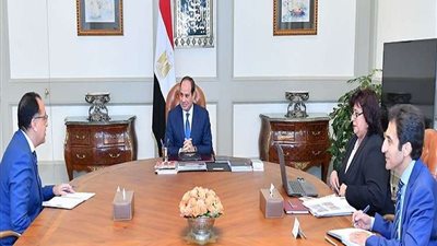 السيسي يؤكد لوزيرة الثقافة أهمية تحقيق رسالة نشر الفنون وترسيخ الهوية بالمجتمع