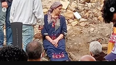 رانيا فريد شوقي تروج لمسلسل الحلم عبر 