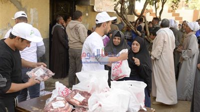 الأورمان تبدأ في توزيع 50 ألف كيلو لحوم أضاحي مستوردة بالمنوفية