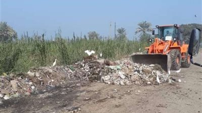 إزالة 7 حالات تعد على الأراضي الزراعية بالمنيا