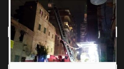 إنقاذ سكان عقار محطة مصر في الإسكندرية بعد سقوطه بسلم كهربائي