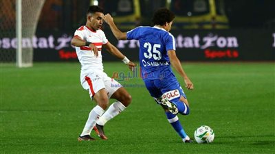 شوط أول سلبي بين الزمالك والإنتاج الحربي بالدوري