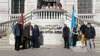 وفد سياحي تركي يزور متحف الإسكندرية