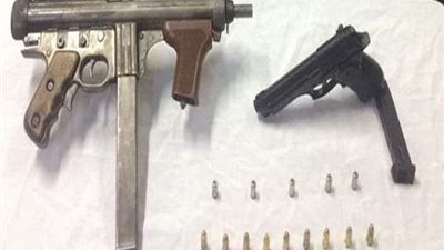 ضبط 12 قطعة سلاح ناري غير مرخصة خلال 24 ساعة بالمنيا