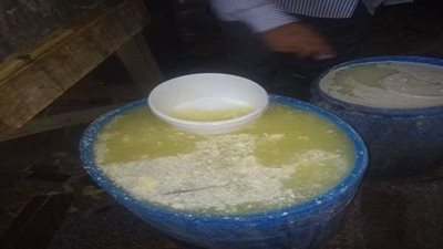 صحة الشرقية تغلق مصنع لمنتجات الألبان وضبط ١٠ طن ملح متحجر بصان الحجر